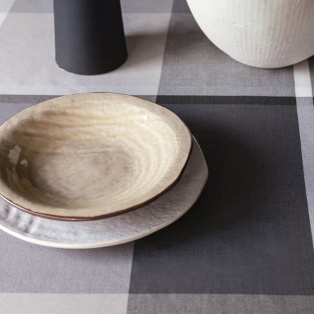 Tovaglia Bossi Tartan 1385 tinta in filo