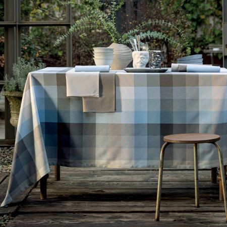 Tovaglia Bossi Tartan 1406 tinta in filo
