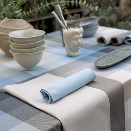 Tovaglia Bossi Tartan 1406 tinta in filo