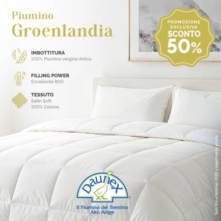 Piumino Groenlandia warm in piumino vergine artico in offerta